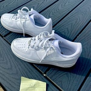 Nike Air Force 1 Size 10.5 White | Gently Used with Light Wear
